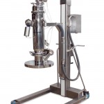 Mobile Lifting Column for Vacuum Conveyor with Vibrating Sieve