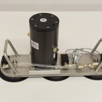 Pneumatic Vibrator with Triple Suction Cup Mount (back side)